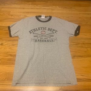 Casual Tee - trimmed crewneck and sleeves